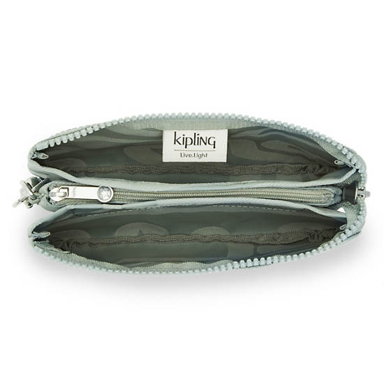 Sacs Kipling Creativity Large Printed Pouch Turquoise | FR 1118BE